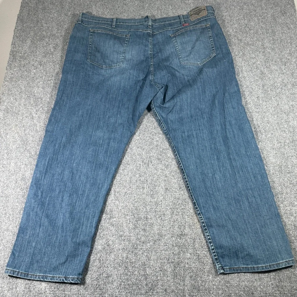 Wrangler Premium‎ Quality Mens Blue Straight Leg Jeans 48x30 Medium Wash